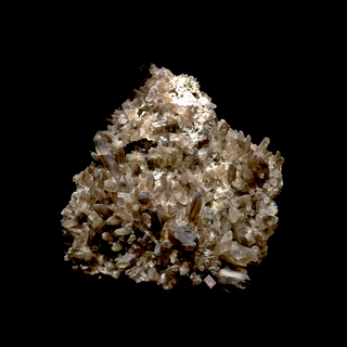 Smoky Quartz Cluster on Iron Stand U#6 - 42"    from Stonebridge Imports