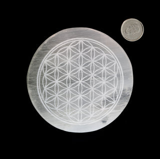 Selenite Charging Plate - Flower    from Stonebridge Imports