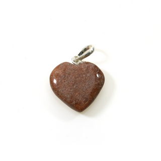 Red Aventurine Gemmy Heart Pendant    from Stonebridge Imports