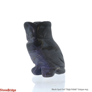 Black Opal Owl  Polish U#43    from Stonebridge Imports