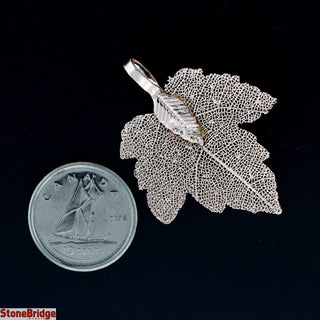 Electroplated Jewelry Leaves - Type #6 - Small Bronze Leaf (Enhanced) from Stonebridge Imports