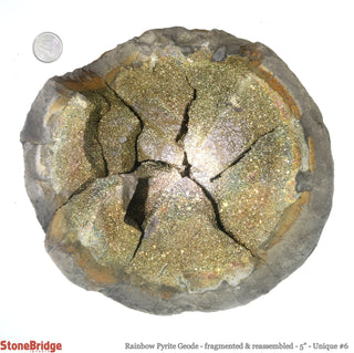 Rainbow Pyrite Geode U#6    from Stonebridge Imports
