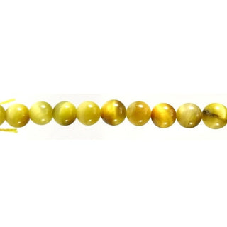 Tiger's Eye Gold - Round Strand 15" - 6mm from Stonebridge Imports