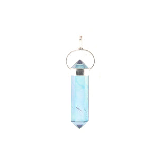 Aqua Aura Double Terminated - 925 Silver Pendant (Enhanced) from Stonebridge Imports