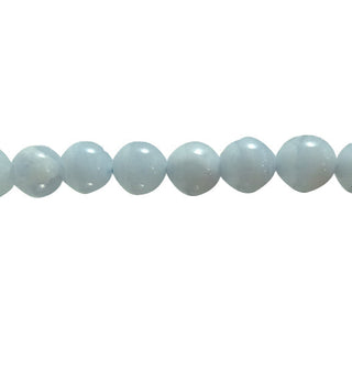 Blue Lace Agate - Round Strand 7" - 8mm    from Stonebridge Imports