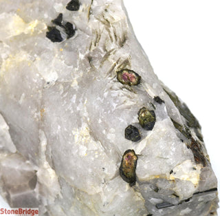 Green Tourmaline on Quartz Matrix U#7    from Stonebridge Imports