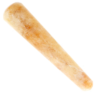 Calcite Orange Massage Wand - Medium #2 - 3" to 4"    from Stonebridge Imports