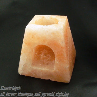 Himalayan Essential Oil Diffuser, Pyramid Style with Top Plate    from Stonebridge Imports