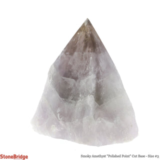 Smoky Amethyst Cut Base, Polished Point Tower #3    from Stonebridge Imports