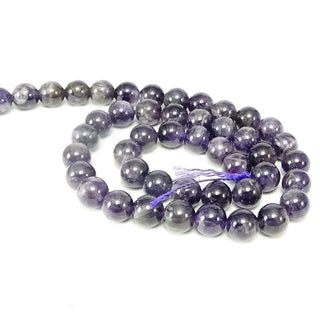 Amethyst A Dark Round Strand 15" 4mm    from Stonebridge Imports