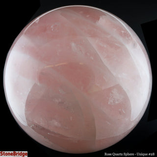Rose Quartz Sphere U#28 - 5"    from Stonebridge Imports