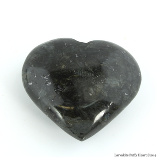 Larvikite Heart #4 - 1 3/4" to 2 3/4"    from Stonebridge Imports