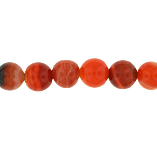 Dark Red Carnelian - Round Strand 15" - 8mm    from Stonebridge Imports
