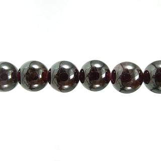 Garnet A - Round Strand 7" - 8mm    from Stonebridge Imports