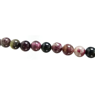 Multi Colour Tourmaline - Round Strand 15" - 8mm    from Stonebridge Imports
