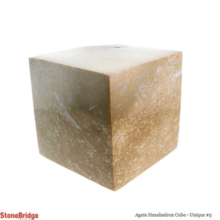 Ocean Jasper Hexahedron Cube U#3 - 89mm    from Stonebridge Imports