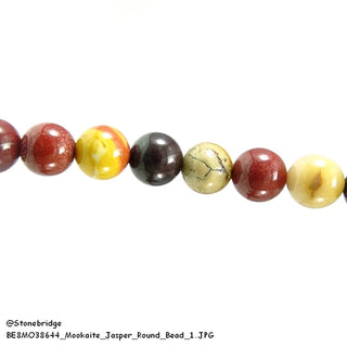Mookaite Jasper - Round Strand 15" - 4mm    from Stonebridge Imports