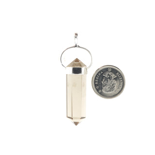 Smoky Quartz Double Terminated - 925 Silver Pendant from Stonebridge Imports