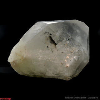 Rutile on Quartz Point U#2 - 6 1/4"    from Stonebridge Imports