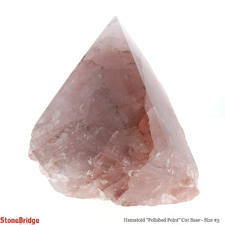 Hematoid Cut Base, Polished Point Tower #3    from Stonebridge Imports