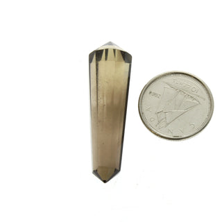 Smoky Quartz Vogel Wand - 1" to 1 1/2"    from Stonebridge Imports