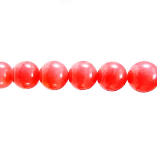 Pink Coral - Round Strand 7" - 8mm    from Stonebridge Imports