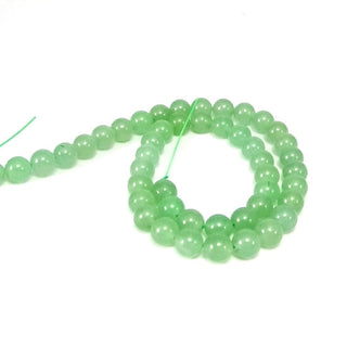 Green Aventurine Round Strand 15" - 8mm from Stonebridge Imports