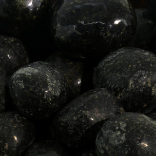 Nuummite Tumbled Stones - India    from Stonebridge Imports