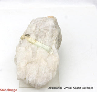 Aquamarine on Quartz Matrix U#3    from Stonebridge Imports