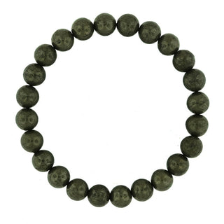 Pyrite Round Bracelet 8mm from Stonebridge Imports