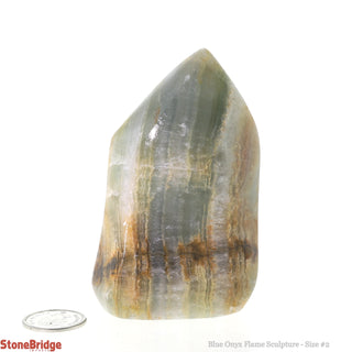 Blue Onyx Flame Sculpture #2    from Stonebridge Imports