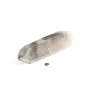 Lemurian Black Phantom Quartz Point U#2 - 11 1/4" from The Rock Space