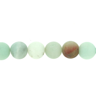 Amazonite Mixed Colours Matte - Round Strand 15" - 6mm    from Stonebridge Imports