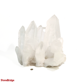 Lemurian Quartz Cluster U#1 - Super Clear - 35lb - 13" from Stonebridge Imports
