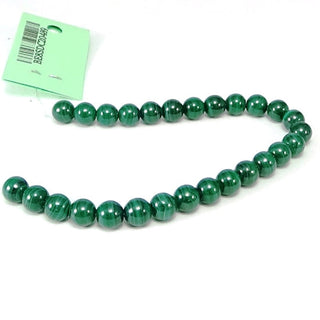 Malachite - Round Strand 7" - 6mm    from Stonebridge Imports