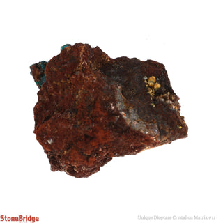 Dioptase Specimen on Matrix U#11 - 1 1/2"    from Stonebridge Imports