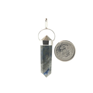 Lapis Lazuli Double Terminated - 925 Silver Pendant from Stonebridge Imports