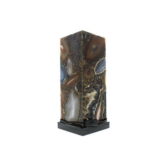 Agate Slice Tower Lamp U#6 - 40cm    from Stonebridge Imports