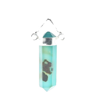 Agate Double Terminated Swivel - 925 Silver Pendant from Stonebridge Imports