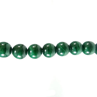 Malachite - Round Strand 7" - 6mm    from Stonebridge Imports