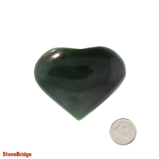 Jade Nephrite Heart #4    from Stonebridge Imports