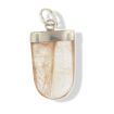 Rutilated Quartz U Shape - 925 Silver Pendant from Stonebridge Imports