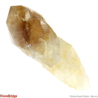 Citrine Sword Points #2 (Enhanced) from Stonebridge Imports