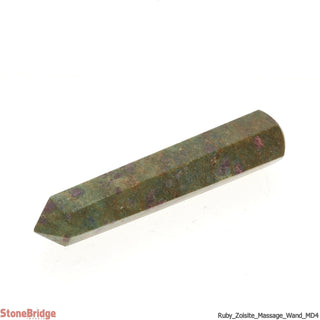 Ruby Zoisite Pointed Massage Wand - Medium #2 - 3" to 4"    from Stonebridge Imports