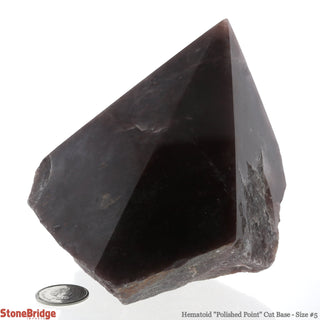 Hematoid Cut Base, Polished Point Tower #5    from Stonebridge Imports