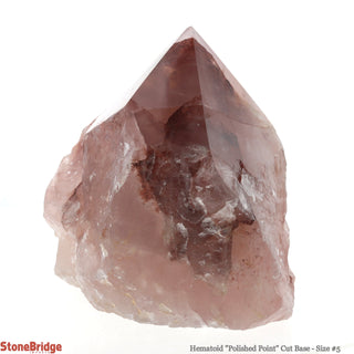 Hematoid Cut Base, Polished Point Tower #5    from Stonebridge Imports