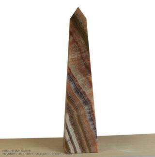 Red Aztec Aragonite Obelisk - Unique#1 - 50cm    from Stonebridge Imports