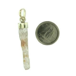 Kunzite Hydenite Rough - 925 Silver Pendant from Stonebridge Imports