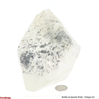 Rutile on Quartz Point U#2 - 6 1/4"    from Stonebridge Imports
