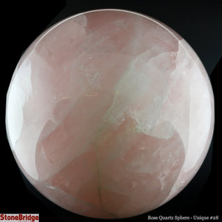 Rose Quartz Sphere U#28 - 5"    from Stonebridge Imports